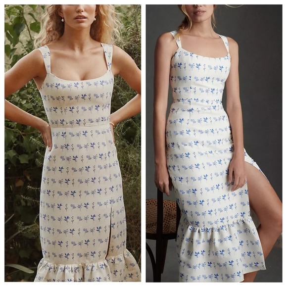 Sachin & Babi Eliza Chinoiserie Midi Dress - Picture 2 of 5